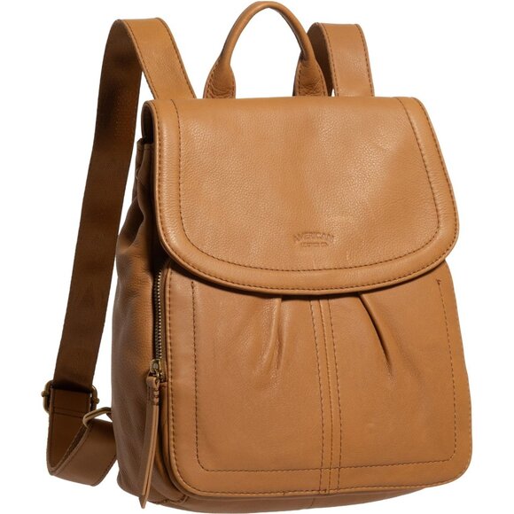 brown leather messenger backpack american leather Co Flawless Consignment Boutique Built from full grain buffalo leather with hand **American Leather Co. Marino Backpack